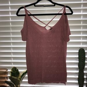 Lumiére pink knit top 🌸💕